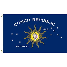 Eagle Emblems F1292 Flag-Conch (Key West) (3Ftx5Ft) .