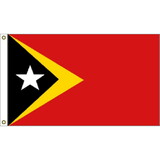 Eagle Emblems F1296 Flag-East Timor (3Ftx5Ft) .