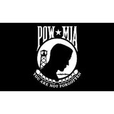 Eagle Emblems F1307 Flag-Pow*Mia (3ft x 5ft)