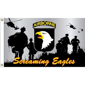 Eagle Emblems F1315 Flag-Army, 101St A/B Div. (3Ftx5Ft) .