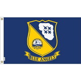 Eagle Emblems F1321 Flag-Usn, Blue Angels (3Ftx5Ft) .