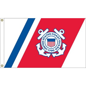 Eagle Emblems F1326 Flag-Uscg Rw&Amp;B (3ft x 5ft)