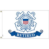 Eagle Emblems F1329 Flag-Uscg,Retired (3ft x 5ft)