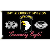 Eagle Emblems F1338 Flag-Army, 101St A/B, Eagle (3Ftx5Ft) .