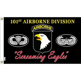 Eagle Emblems F1338 Flag-Army,101St Abn,Eagle (3ft x 5ft)