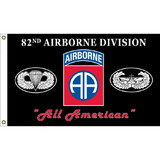 Eagle Emblems F1340 Flag-Army,082Nd Abn,All (3ft x 5ft)