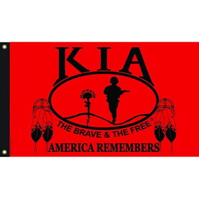 Eagle Emblems F1343 Flag-Kia Native American (3ft x 5ft)