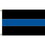 Eagle Emblems F1483 Flag-Police,Blue Line (3ft x 5ft)