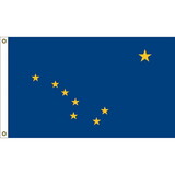 Eagle Emblems F1502 Flag-Alaska (3Ftx5Ft) .