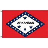 Eagle Emblems F1504 Flag-Arkansas (3Ftx5Ft) .