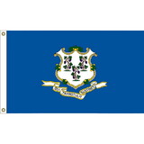 Eagle Emblems F1507 Flag-Connecticut (3Ftx5Ft) .