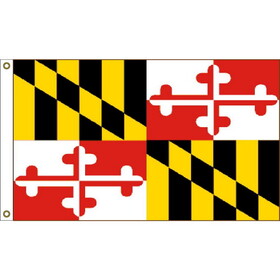 Eagle Emblems F1521 Flag-Maryland (3Ftx5Ft) .