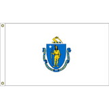 Eagle Emblems F1522 Flag-Massachusetts (3Ftx5Ft) .