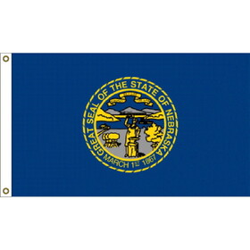 Eagle Emblems F1528 Flag-Nebraska (3ft x 5ft)