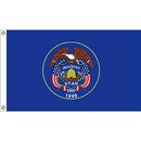 Eagle Emblems F1545 Flag-Utah (3Ftx5Ft) .