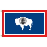 Eagle Emblems F1551 Flag-Wyoming (3Ftx5Ft) .