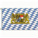 Eagle Emblems F1600 Flag-Bavaria Lion (3Ftx5Ft) .