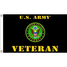 Eagle Emblems F1601 Flag-Army Veteran (3ft x 5ft)