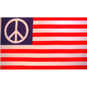 Eagle Emblems F1640 Flag-Usa,Peace (3ft x 5ft)