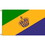 Eagle Emblems F1649 Flag-Mardi Gras (3Ftx5Ft) .