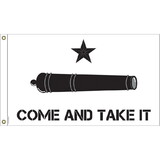 Eagle Emblems F1713 Flag-Come And Take It CANNON, (3ft x 5ft)