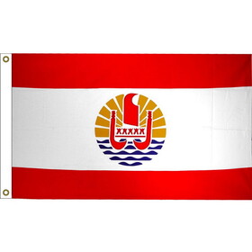 Eagle Emblems F1726 Flag-French Polynesia (3ft x 5ft)