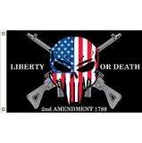 Eagle Emblems F1823 Flag-2Nd Amendment, Demon (3Ftx5Ft) .