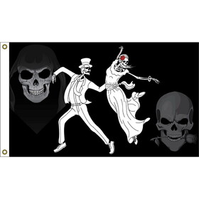 Eagle Emblems F1825 Flag-Pirate,Dancing (3ft x 5ft)