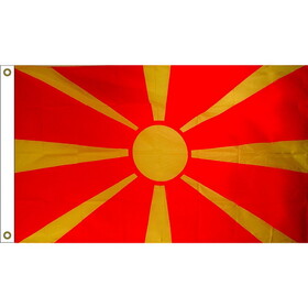 Eagle Emblems F1847 Flag-Macedonia (3ft x 5ft)