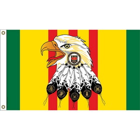 Eagle Emblems F1853 Flag-Vietnam,Kia Honor (3ft x 5ft)