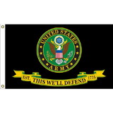 Eagle Emblems F1860 Flag-Army This We'Ll Defend (3ft x 5ft)