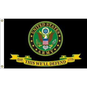 Eagle Emblems F1860 Flag-Army This We&#039;Ll Defend (3ft x 5ft)