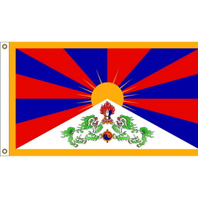 Eagle Emblems F1872 Flag-Tibet (3ft x 5ft)
