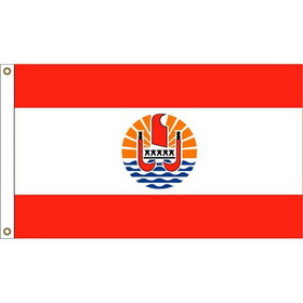 Eagle Emblems F1875 Flag-Tahiti (3ft x 5ft)
