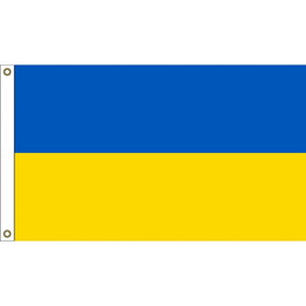 Eagle Emblems F1876 Flag-Ukraine (3ft x 5ft)