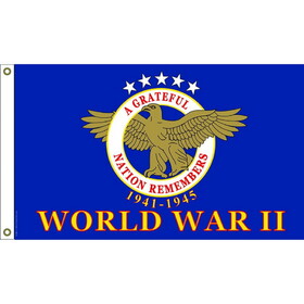 Eagle Emblems F1881 Flag-Wwii, Ruptured Duck (3Ftx5Ft) .
