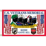Eagle Emblems F1882 Flag-U.S.Vets, Memorial (3Ftx5Ft) Kia
