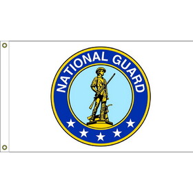 Eagle Emblems F1897 Flag-Army, National Guard (3Ftx5Ft)