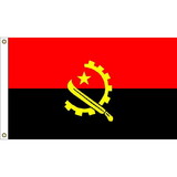 Eagle Emblems F2004 Flag-Angola (2ft x 3ft)