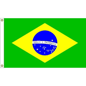 Eagle Emblems F2014 Flag-Brazil (2ft x 3ft)