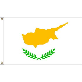 Eagle Emblems F2023 Flag-Cyprus (2ft x 3ft)