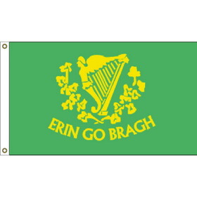 Eagle Emblems F2052 Flag-Irish (Erin Go Brah) (2ft x 3ft)