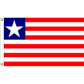 Eagle Emblems F2066 Flag-Liberia (2ft x 3ft)