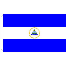 Eagle Emblems F2077 Flag-Nicaragua (2ft x 3ft)