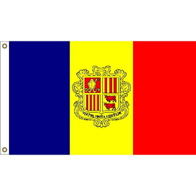 Eagle Emblems F2144 Flag-Andorra (2ft x 3ft)