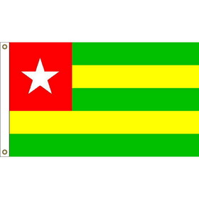 Eagle Emblems F2256 Flag-Togo (2ft x 3ft)