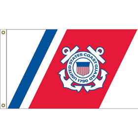 Eagle Emblems F2326 Flag-Uscg Rw&Amp;B (2ft x 3ft)