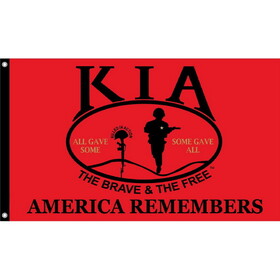 Eagle Emblems F2345 Flag-Kia,&Quot;Some Gave All&Quot; (2ft x 3ft)