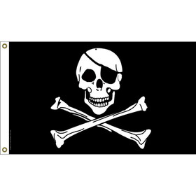 Eagle Emblems F2462 Flag-Pirate Jolly Rogers (2ft x 3ft)