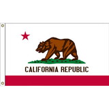 Eagle Emblems F2505 Flag-California (2Ftx3Ft) .